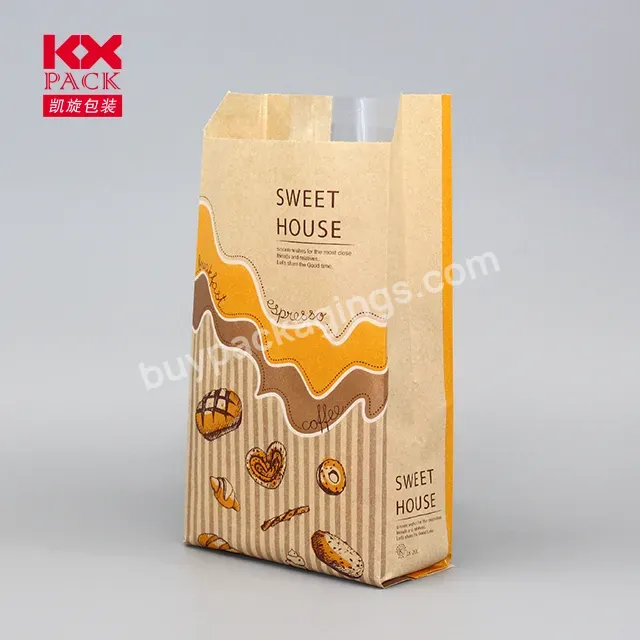 Food Grade Kraft Paper Pouch For Bread Packing