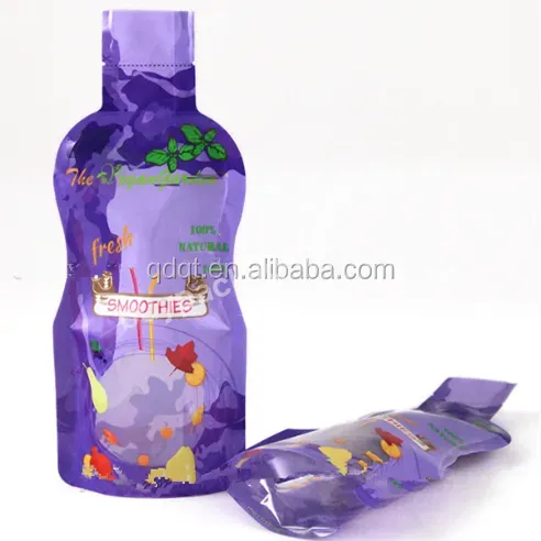 Food Grade Laminated Materials Stand Up Fruit Jelly Food Bags