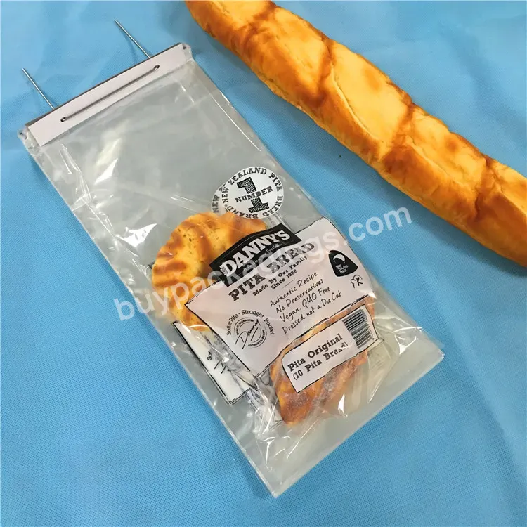 Food Grade Opp Cpp Pe Plastic Wicket Bread Bag For Bread Packaging With Colorful Printing