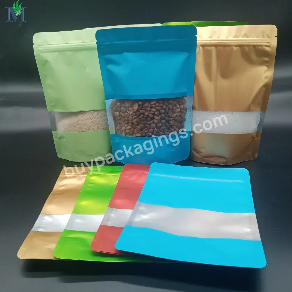 Food Grade Packaging Mylar Bags Loose Tea,Dry Fruits,Nuts Resealable Stand Up Pouch Custom Candy Bag