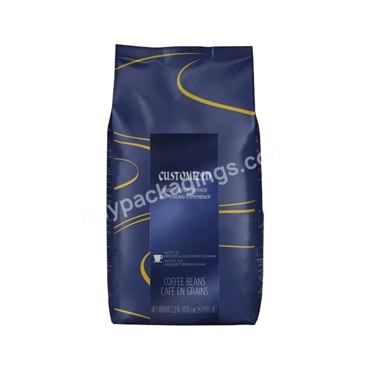 Food Grade Packaging Side Gusset Resealable Moisture-proof Packaging Stand Up Pouch Zip Lock Bag Custom Printed Coffee Bags