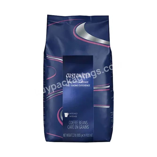 Food Grade Packaging Side Gusset Resealable Moisture-proof Packaging Stand Up Pouch Zip Lock Bag Custom Printed Coffee Bags