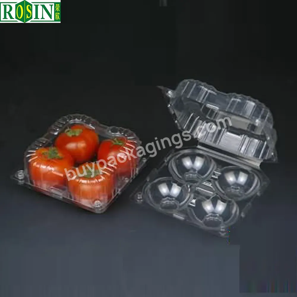 Food Grade Plastic Blister Biodegrade Food Packaging Tray Disposable Takeaway Sushi Plastic Pp Frozen Tray