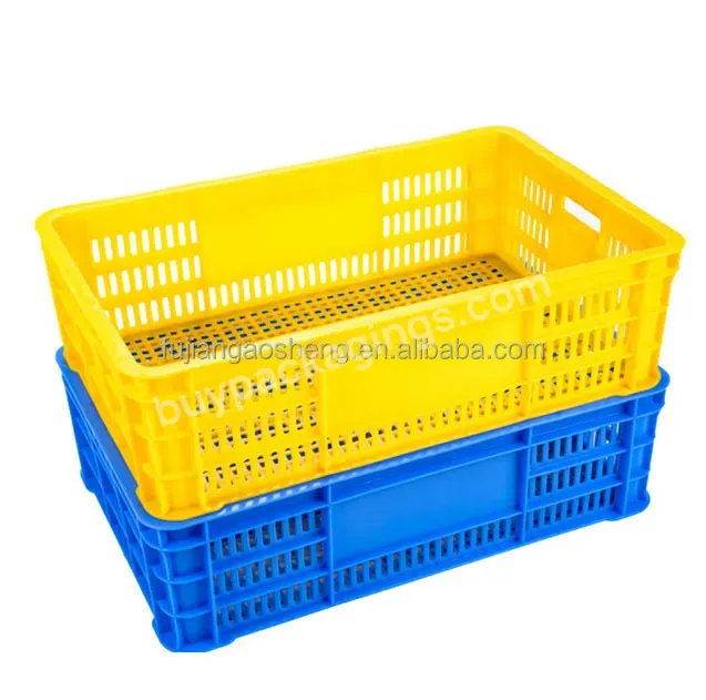 Food Grade Plastic Package Box Custom Design Toy Soda Mesh Plastic Vegetable And Fruit Crate