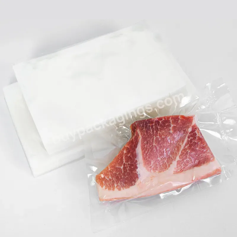 Food Grade Plastic Pa+pe Transparent Vacuum Bag Fresh Meat Food Packaging Bag