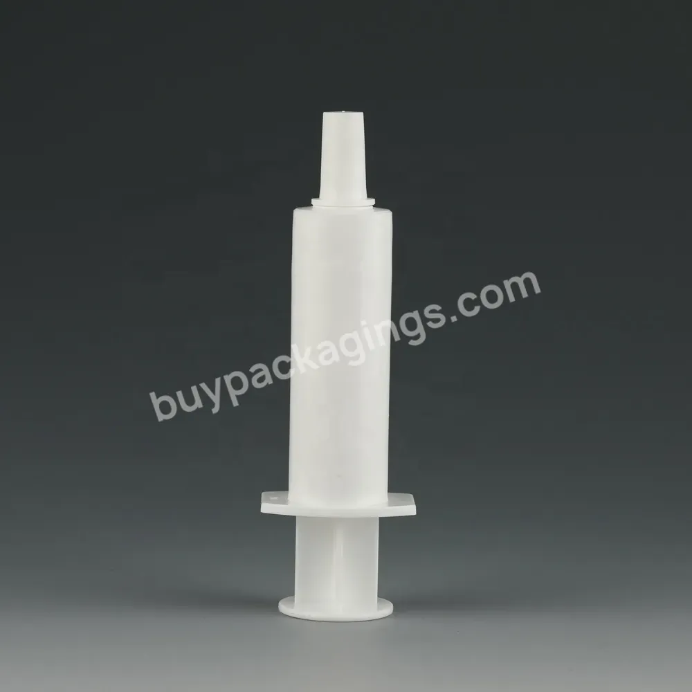 Food Grade Plastic Pets Feeding Oral Paste Packaging 20ml Plastic Liquid Dispenser Applicator Syringes For Animal Use