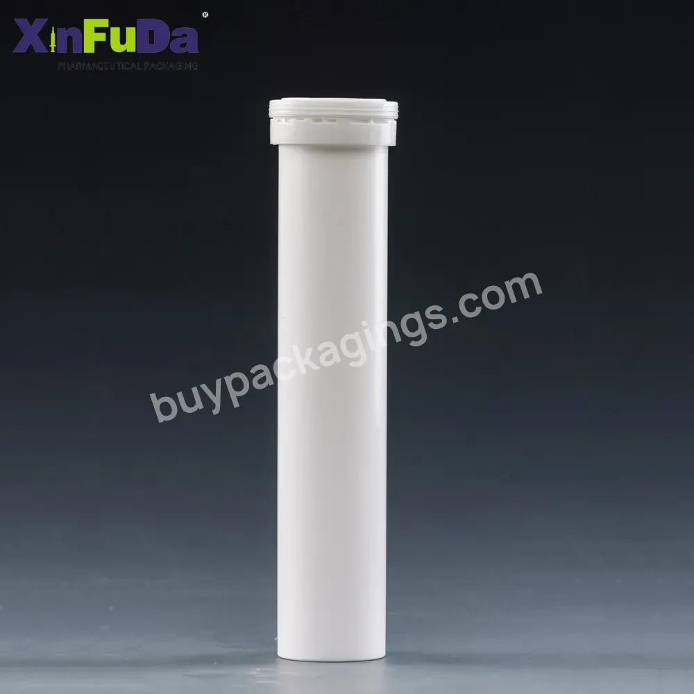Food Grade Pp Storage Plastic Pharmaceutical Moisture Proof Packaging Custom 144mm Effervescent Tablet Tubes Container Bottle