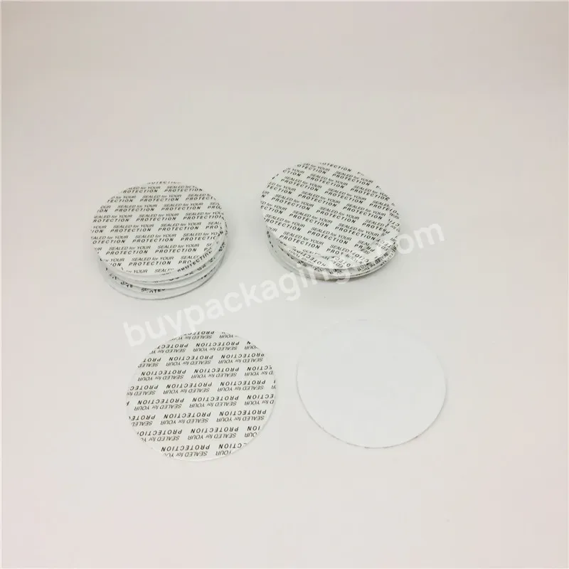 Food Grade Pressure Sensitive Bottle Cap Seal Liner/gasket/lid Ps Foam Pe Liner Sealed For Your Protection