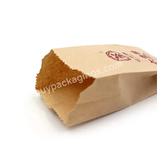 Food Grade Printing Wholesale Hot Dog Packing Bags Custom Brown Kraft Dress Paper Bag With Handles
