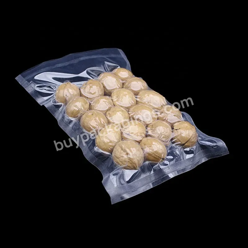 Food Grade Suitable High Low Temperature Environment Plastic Reusable Storage Vacuum Food Bags For Food Packaging