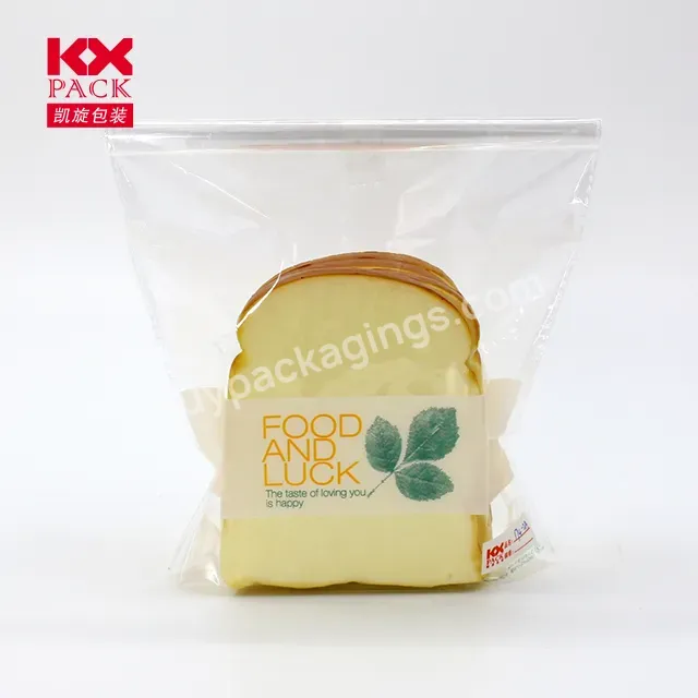 Food Grade Transparent Opp Toast Plastic Bag Packaging