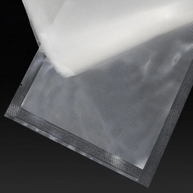 Food Grade transparent Plastic Food packaging saving Vacuum Seal Roll Bag