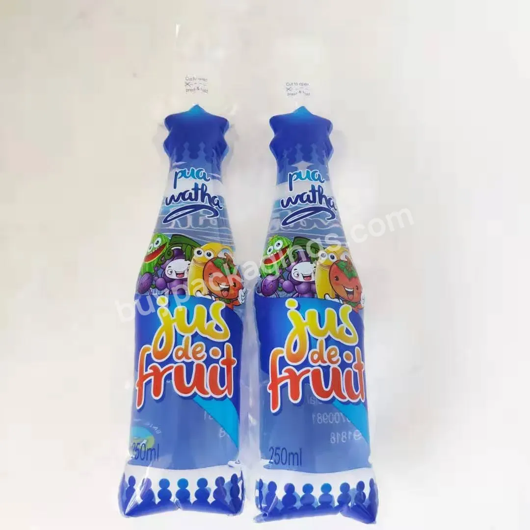 Food Laminated Pe Water Pouch Bag Cheap Price Injection Jelly Bag Juice Packaging Pouch Shape Beverage Drink Bags