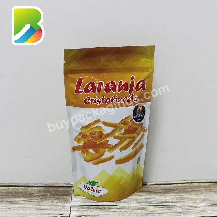 Food Packaging Bag Manufacturer Plastic Stand Up Pouch / Matte / Glossy Finish Pouch With Foil Lined