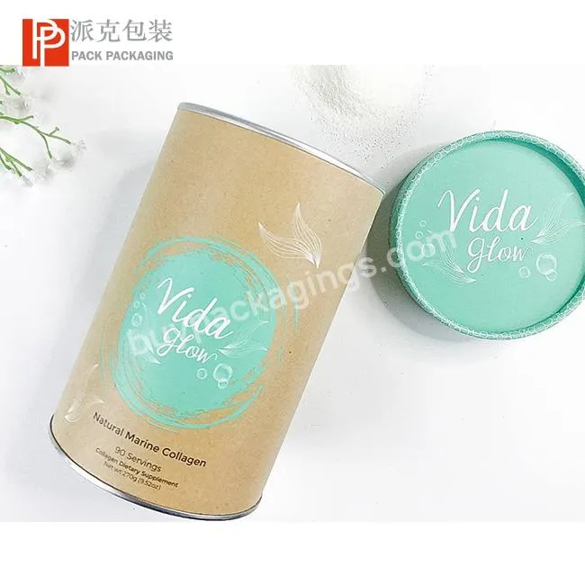 Food Packaging Cardboard  Kraft Paper Tube  Container Packaging