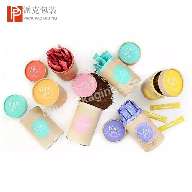 Food Packaging Cardboard  Kraft Paper Tube  Container Packaging