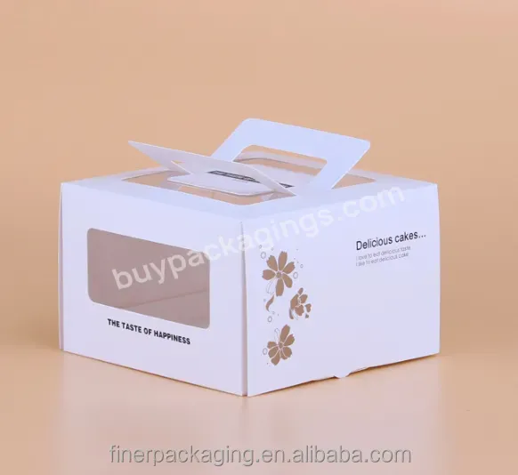 Food Paper Box Packaging Beautiful Design Paper Cake Box Packaging