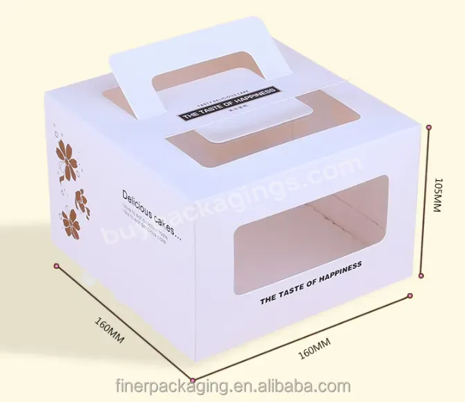 Food Paper Box Packaging Beautiful Design Paper Cake Box Packaging