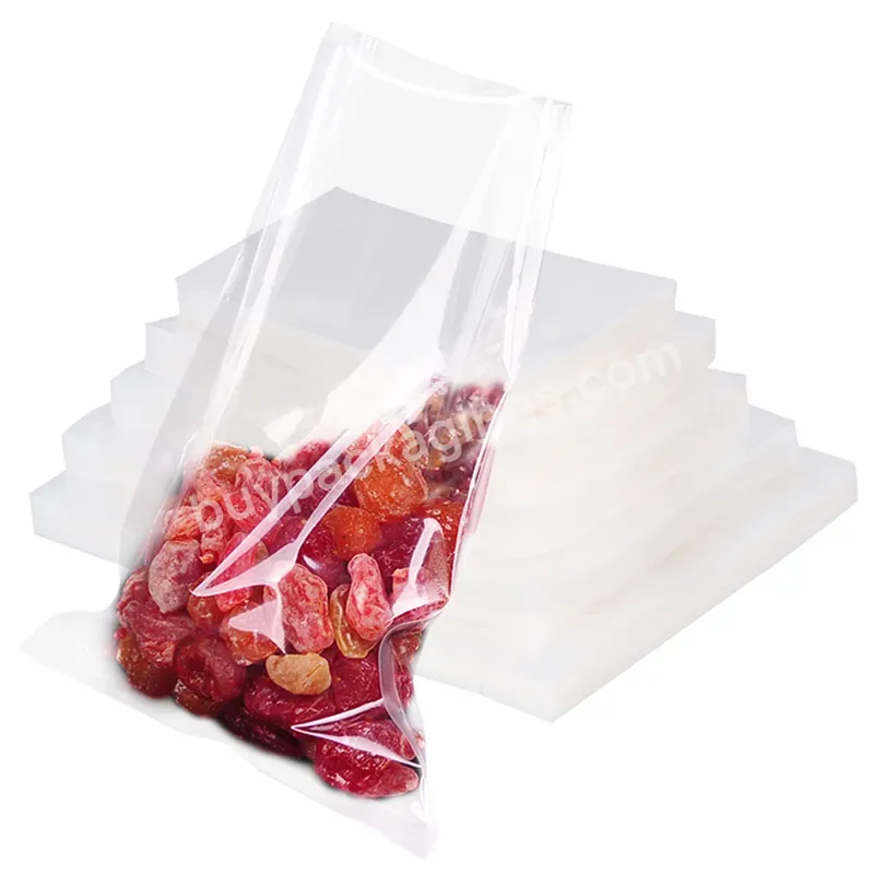 Food Plastic Bag,Transparent Air Extraction Bag,Three-side Sealed Fresh-keeping Bag