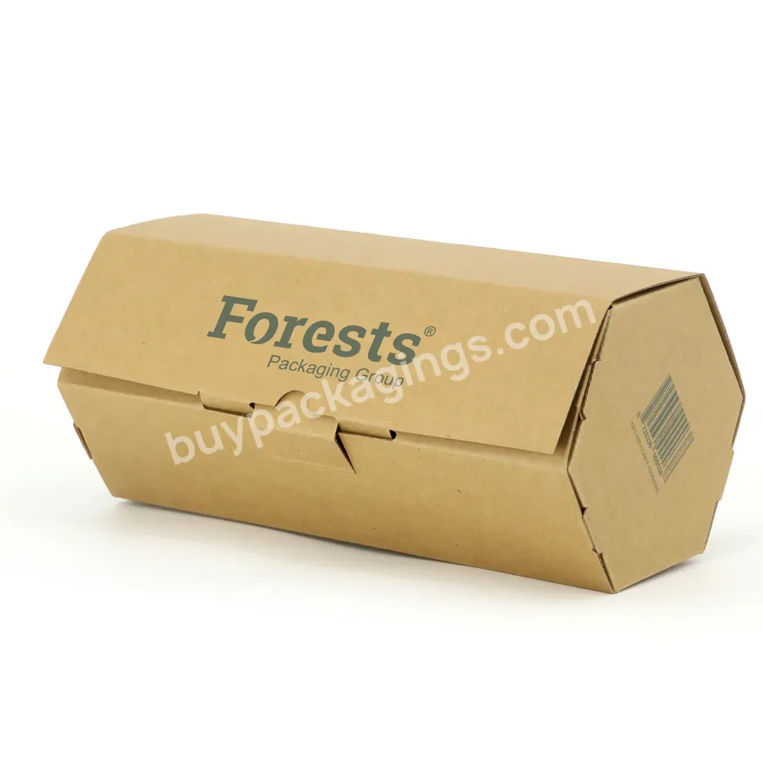 Forest Eco-friendly Customized Corrugated Paper Mailer Tuck Top Packing Boxes For Small Business