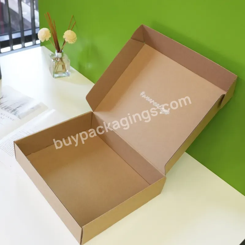 Fpg Custom Color Printed Logo Cardboard Paper Food Packaging Box Brown Corrugated Paper Pizza Box