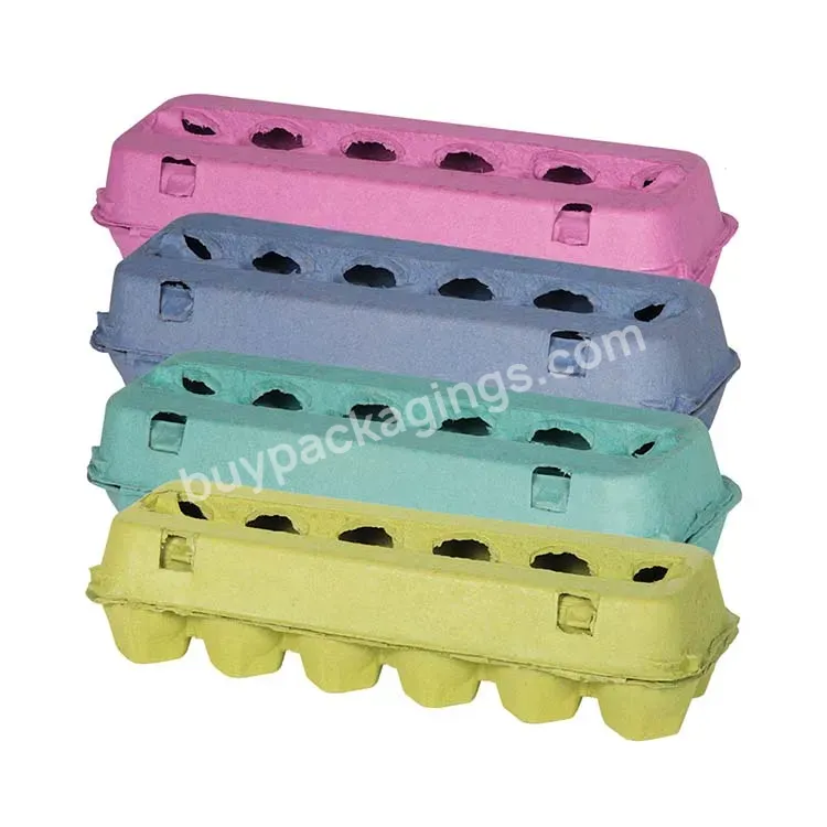 Fpg Custom Vented Paper Pulp Egg Cartons Egg Storage Box Egg Box Carton For Packaging