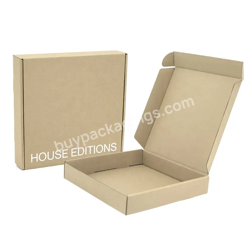 Free Custom Logo Printing Cosmetic Corrugated Packaging Black Mailer Box Shoes Shipping Box For Clothing And Shoes