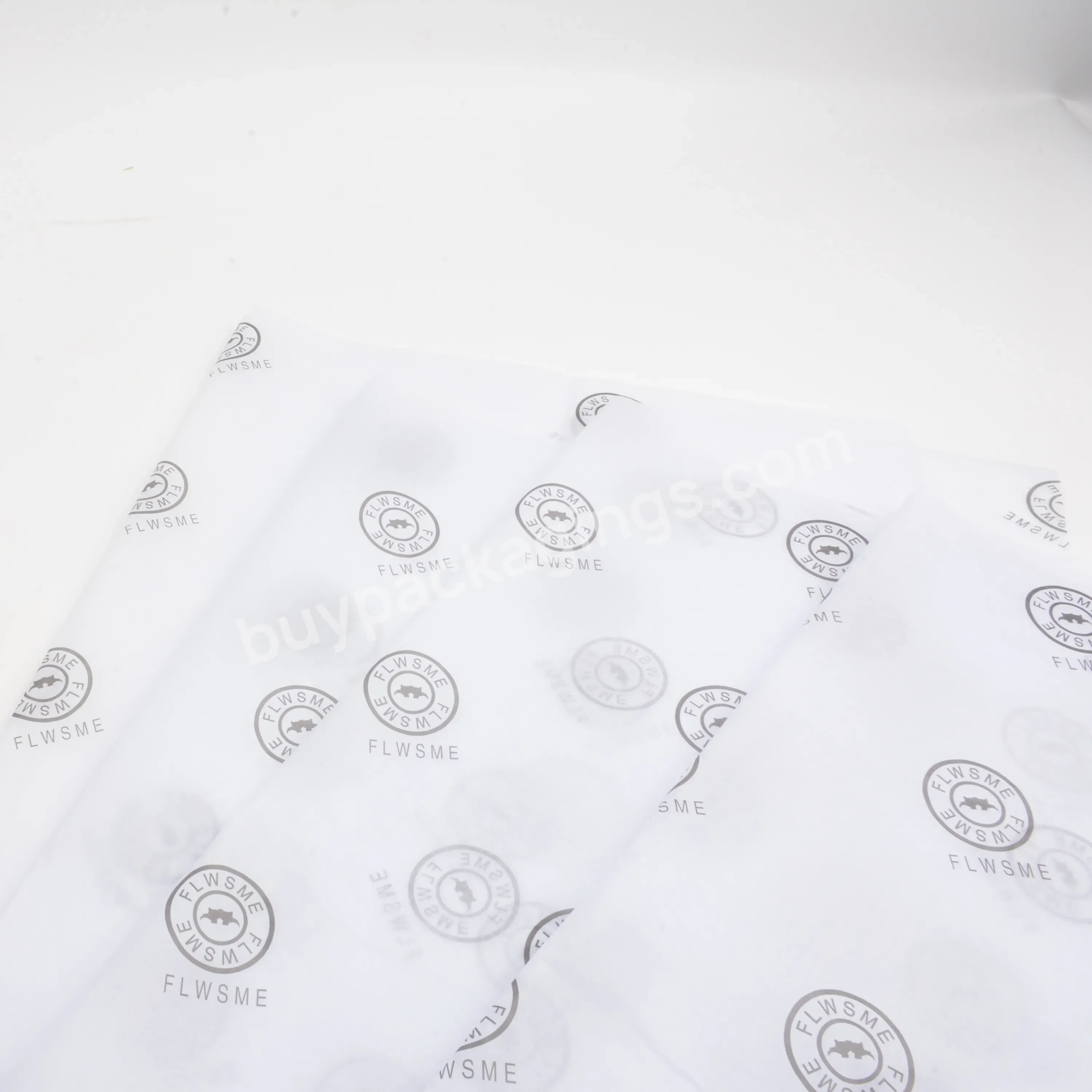 Free Design Brand Clothing White Tissue Paper And Custom Logo Black Tissue Paper Wrapping Paper