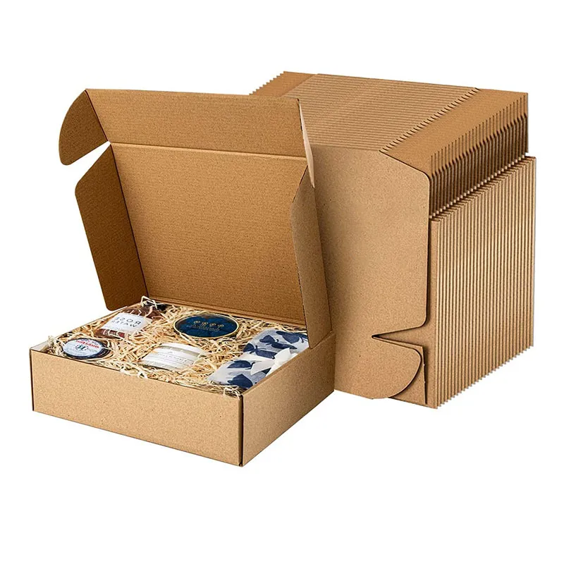 Free Design China Cheap Kraft Mailer Boxes Corrugated Cardboard Box Mailing Boxes Custom Logo with Insert