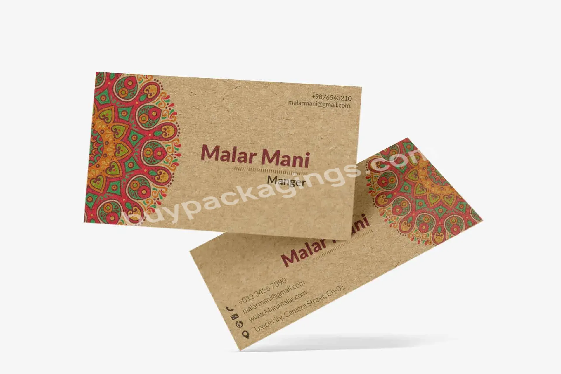 Free Design Custom Business Cards Hot Stamping Datang Custom Material Paper & Paperboard Pvc Plastic Carton Offset Printing