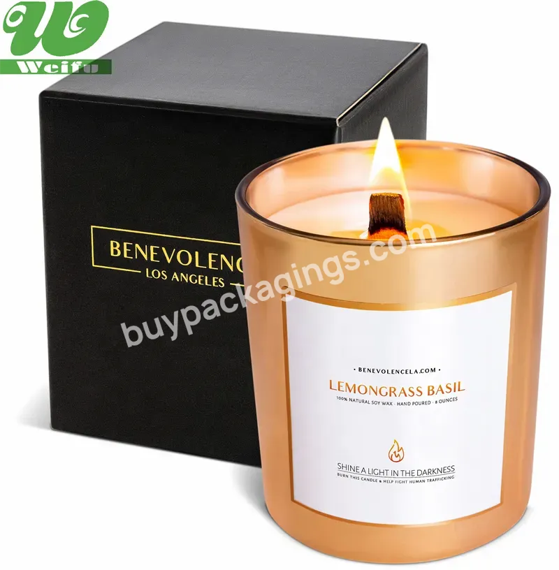 Free Design Custom Good Quality Big Box For Candle Packaging