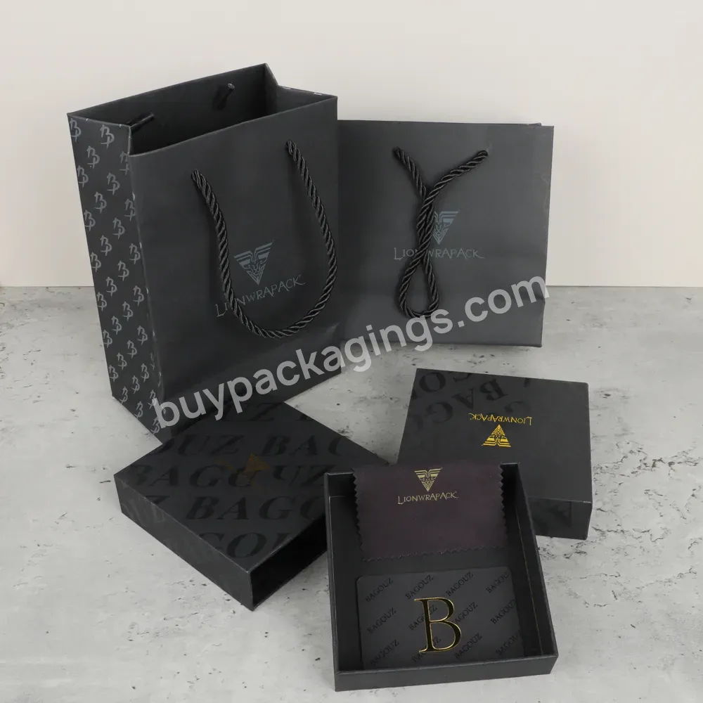 Free Design Custom Logo Jewellery Packaging Drawer Box Ring Earring Necklace Bracelet Cardboard Paper Bag Jewelry Box
