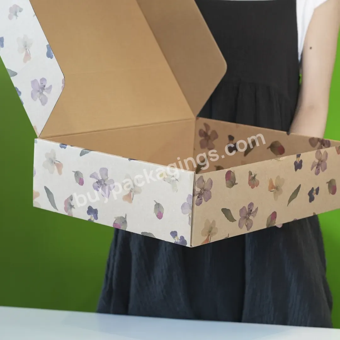 Free Design Custom Logo Mailing Shipping Paper Packaging Mailer Corrugated Box