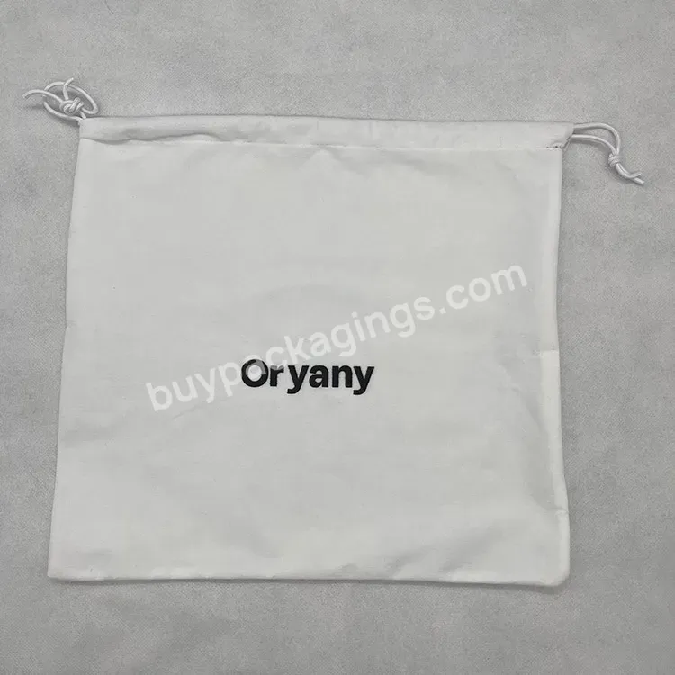 Free Design Custom Logo White Small Medium Large Storage Bag Jewelry Bundle Pocket Gift Non Woven Fabric Drawstring Bag