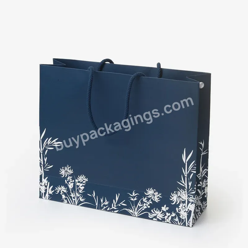 Free Design Low Moq Custom Boutique Shopping Coated Paper Bag Art Paper Glossy Custom Clothing Packaging Bags Datang