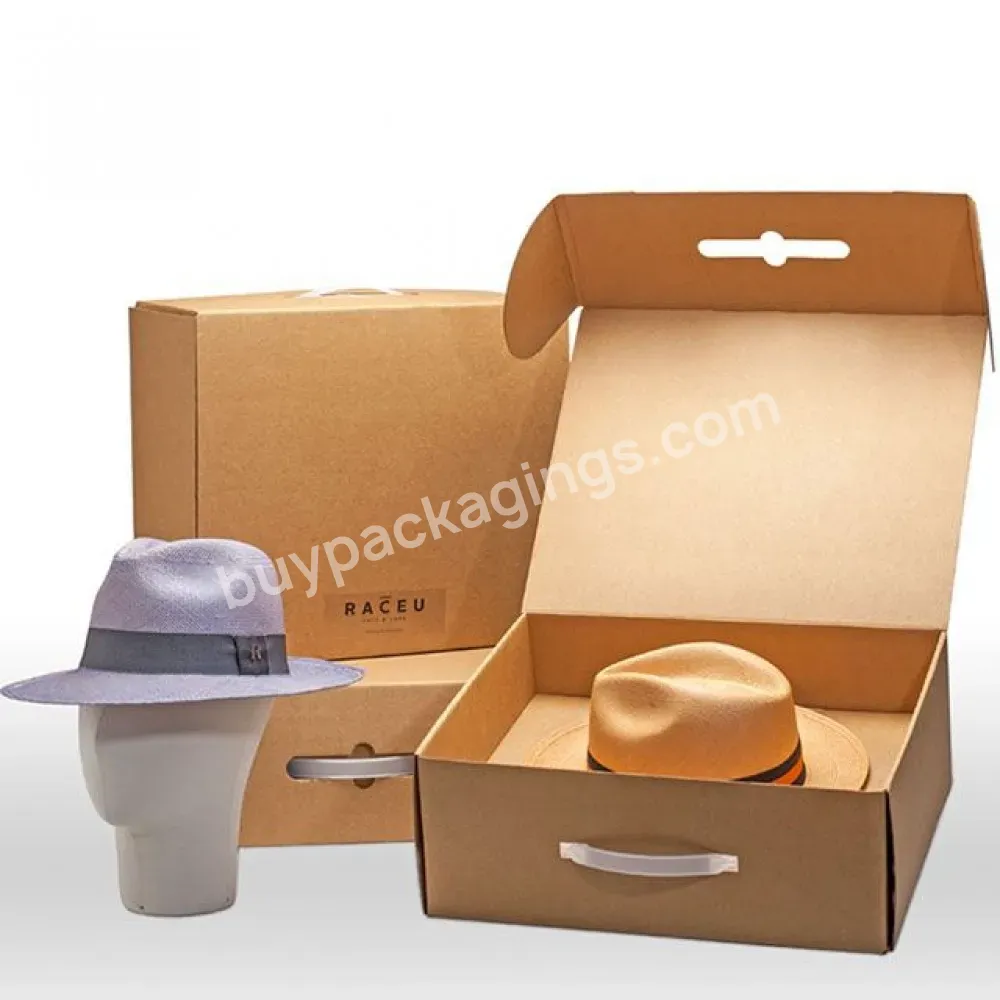 Free Design Low Moq Custom Small Hat Shipping Boxes With Logo Packaging