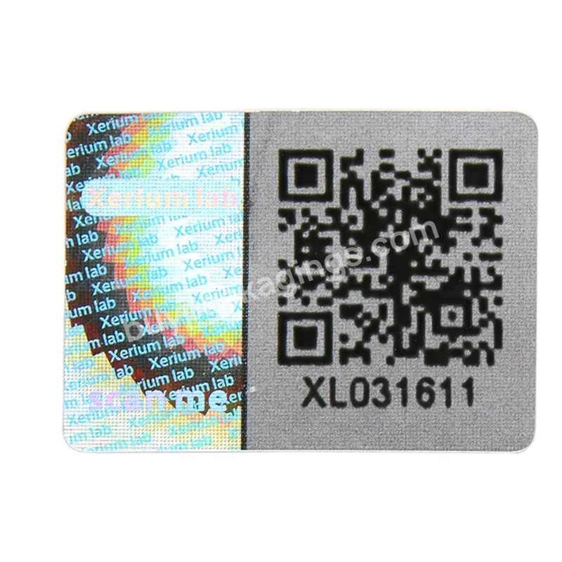 Free Design Qr Code Sticker Printing Uv Resistant Paper Custom Stickers Printed Adhesive Sticker Datang Double Side Cmyk Barcode