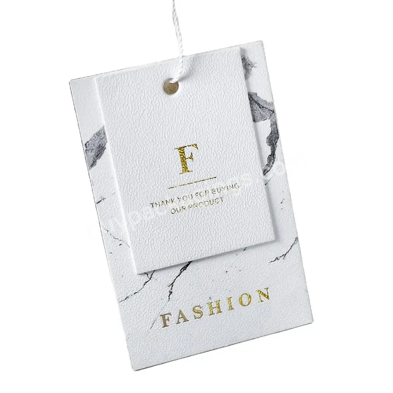 Free Design Recycled Clothing Hang Tags Label Garment Tags Custom Size,Customized Customer's Logo Sustainable Customized Color