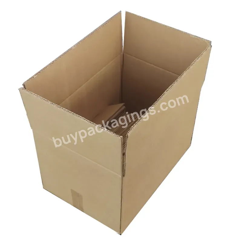 Free Logo Custom Color Printed Corrugated Paper Shipping Carton Packaging 30x20x20 Shipping Box Custom Packaging