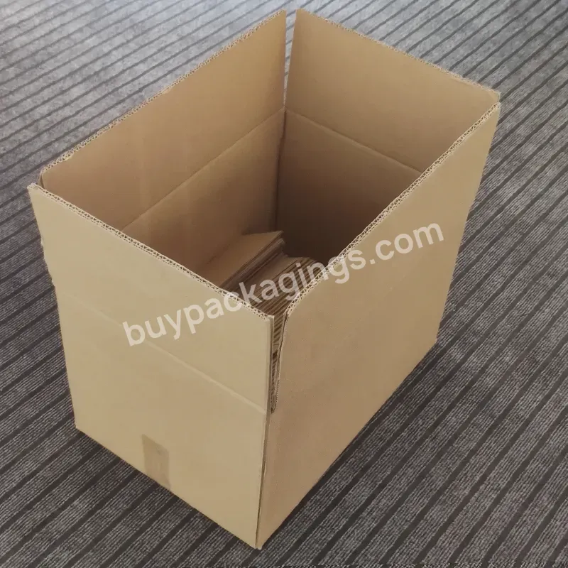 Free Logo Custom Color Printed Corrugated Paper Shipping Carton Packaging 30x20x20 Shipping Box Custom Packaging