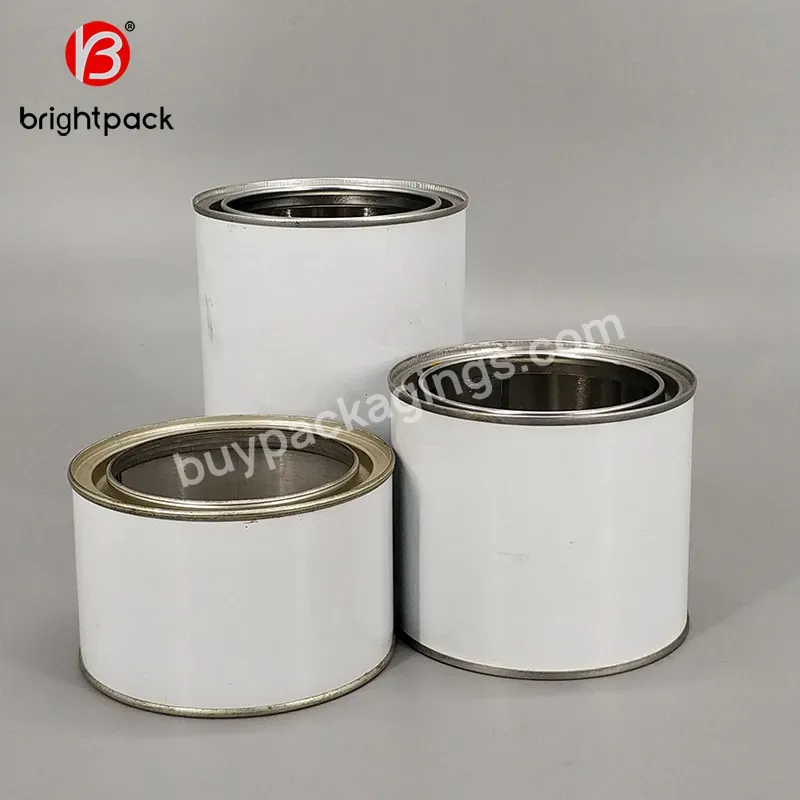Free Sample 14oz Round Tin Cans For Food Canning Factory Wholesale Empty 2kg Paint Iron Can