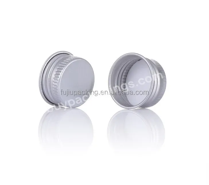 Free Sample 18mm 20mm 24mm 28mm Bottle Metal Screw Lid Silver Aluminum Cap - Buy Free Sample 18mm 20mm 24mm 28mm Metal Aluminium Cap,Metal Screw Lid Silver Aluminum Cap,Glass Bottle Metal Screw Lid.