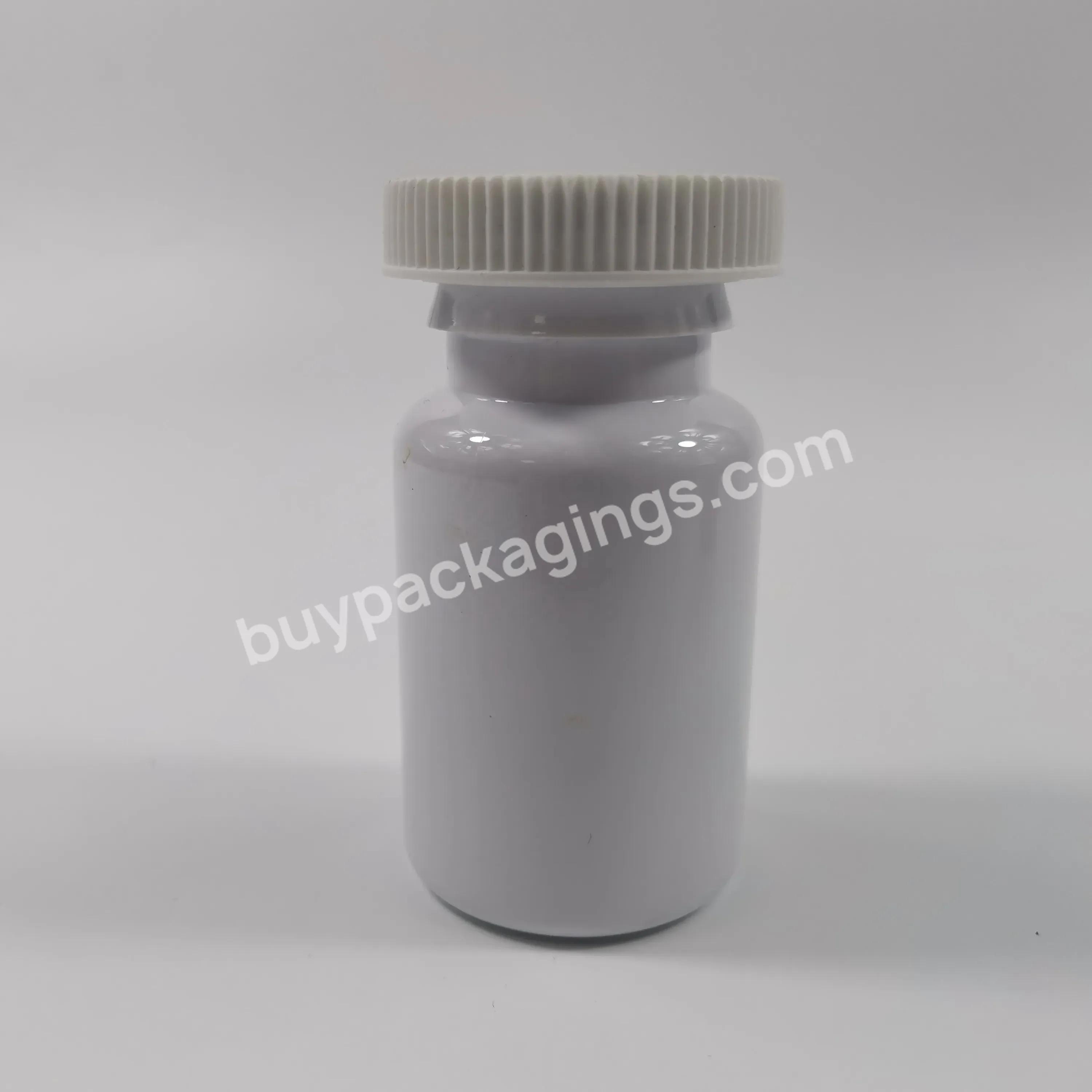 Free Sample 220cc Pet Plastic Medicine Sterile Bottle With Pull Ring Cap For Candy Chewing Gum Calcium Tablet