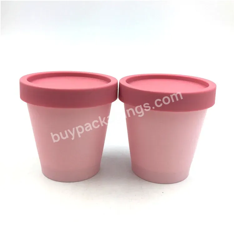 Free Sample 5oz Cosmetic Containers 150 Ml Customized Ice Cream Cosmetic Jar With Colored Lids - Buy 5oz Cosmetic Container,Empty Cream Jar,150ml Cosmetic Cream Jar.