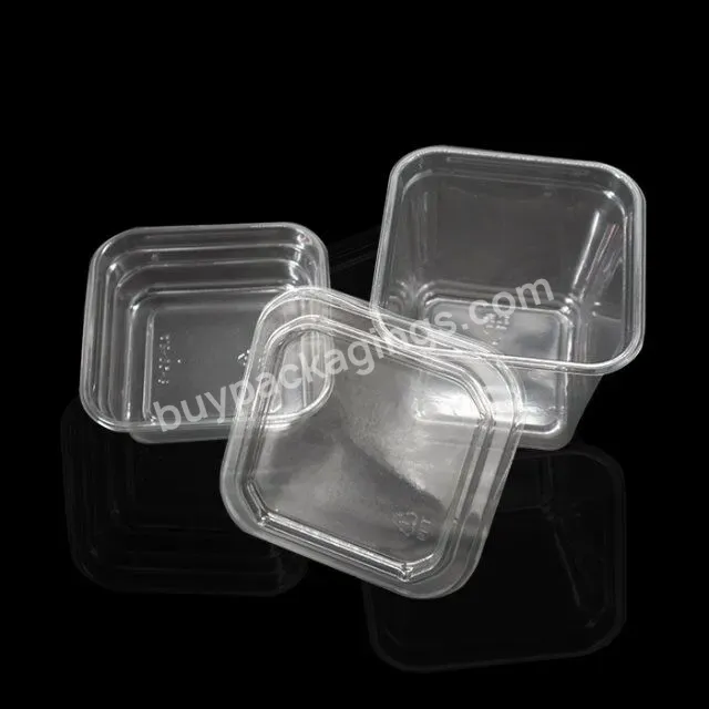 Free Sample 8oz 16oz 32oz Square Disposable Clear Plastic Container With Lids For Food Storage