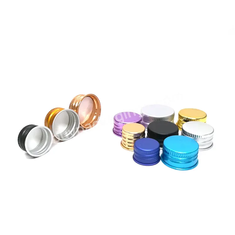 Free Sample Aluminium Screw Bottle Cap 18mm 20mm 24mm 28mm Metal Cap