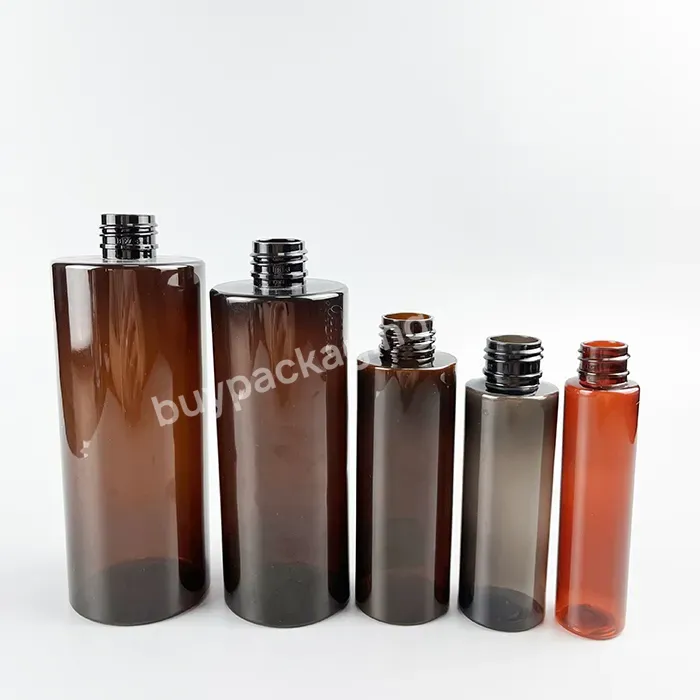 Free Sample Color Customization 200ml 300ml 500ml Empty Lotion Bottles Pcr Pet Shampoo Plastic Facial Cleanser Bottle