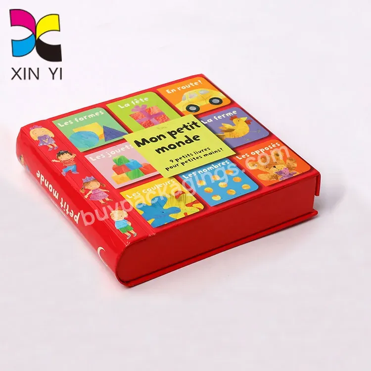 Free Sample Color Stickers Mini Children Board Book Printing