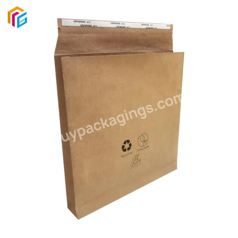 Free Sample Custom Printing Eco Friendly Paper Clothing Sticker Shipping Cardboard Mailer Envelope