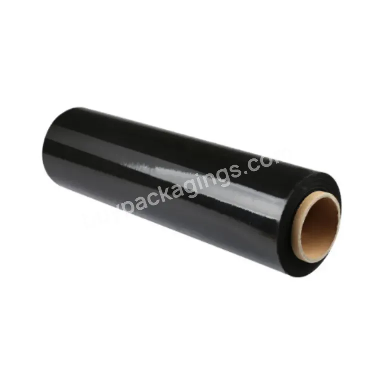 Free Sample Customized Size Black Stretch Hood Film For Pallet Protective Packaging